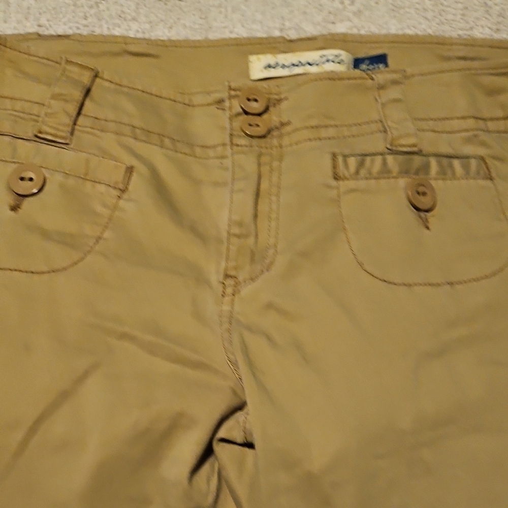 Aeropostale Women's Khaki Flare Jeans
